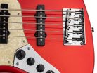 V7+ S5L/BMR Sire Basses V7 2nd Gen Series Marcus Miller lefty swamp ash 5-string active bass guitar bright metallic red