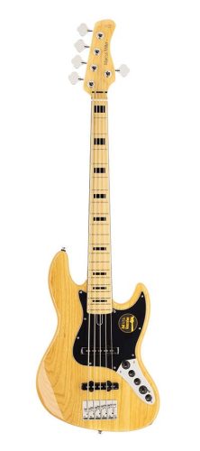 V7V+ S5/NT Sire Basses V7 V 2nd Gen Series Marcus Miller swamp ash 5-string active bass guitar natural