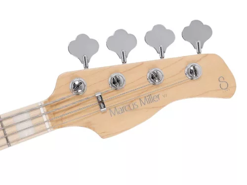 V7 SR4/NTS Sire Basses V7 Series Marcus Miller swamp ash reissue 4-string active bass guitar, natural satin