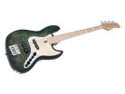 V7 SR4/TGRS Sire Basses V7 Series Marcus Miller swamp ash reissue 4-string active bass guitar, transparent green satin