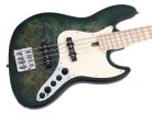 V7 SR4/TGRS Sire Basses V7 Series Marcus Miller swamp ash reissue 4-string active bass guitar, transparent green satin