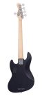 V7 SR5/TBKS Sire Basses V7 Series Marcus Miller swamp ash reissue 5-string active bass guitar, transparent black satin