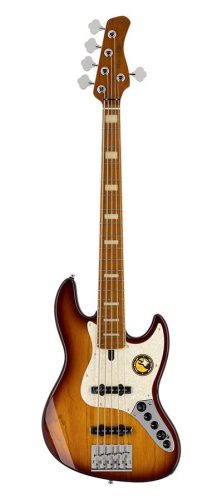 V8 S5/TS Sire Basses V8 Series Marcus Miller swamp ash 5-string active bass guitar tobacco sunburst