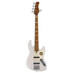   V8 S5/WB Sire Basses V8 Series Marcus Miller swamp ash 5-string active bass guitar white blonde