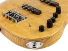 V9+ S4/NT Sire Basses V9 2nd Gen Series Marcus Miller swamp ash with maple top + quilted veneer 4-string bass guitar natural