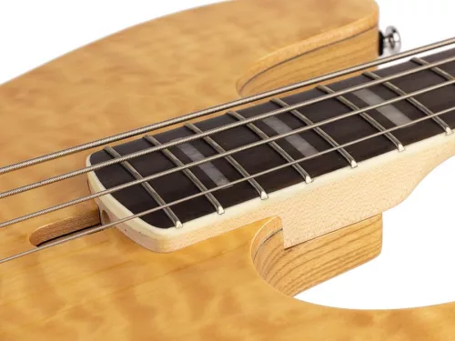 V9+ S4/NT Sire Basses V9 2nd Gen Series Marcus Miller swamp ash with maple top + quilted veneer 4-string bass guitar natural