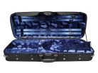 VAC-47-BU Leonardo Pro series viola case, adjustable, wood, 2 straps, black, blue