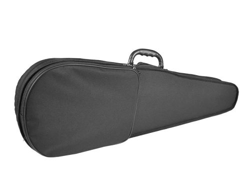 VC-1212-BK Leonardo Elementary series violin case 1/2, shaped, 2 straps, black, black interior