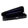 VC-1444S-BK Leonardo Student series wooden violin case 4/4, shaped, 2 straps, black, black plush interior