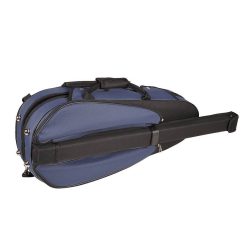   VC-1744-BU Leonardo Travel series violin case 4/4, compact, 2 straps, removable bow case, YKK zipper