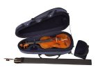 VC-1744-BU Leonardo Travel series violin case 4/4, compact, 2 straps, removable bow case, YKK zipper