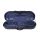 VC-1844-UU Leonardo Student series violin case 4/4, D-shape, 2 straps, blue, blue suede fabric interior