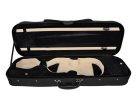 VC-4144-BK Leonardo Elementary series violin case 4/4, oblong, foam moulded, 2 straps, black, black interior