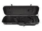 VC-50-BK Leonardo Student series violin case, 4/4, PVC sandwich construction, 2 padded comfort straps, brushed black, 2,2kg