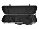 VC-50-SL Leonardo Student series violin case, 4/4, PVC sandwich construction, 2 padded comfort straps, brushed silver, 2,2kg