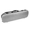 VC-50-SL Leonardo Student series violin case, 4/4, PVC sandwich construction, 2 padded comfort straps, brushed silver, 2,2kg