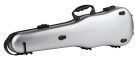 VC-70-SL Leonardo Pro series violin case 4/4, shaped, polycarbonate, extremely resistant, adjustable neck support, silver