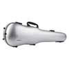 VC-70-SL Leonardo Pro series violin case 4/4, shaped, polycarbonate, extremely resistant, adjustable neck support, silver