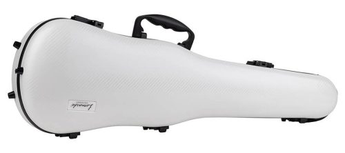 VC-70-WH Leonardo Pro series violin case 4/4, shaped, polycarbonate, extremely resistant, adjustable neck support, white