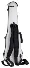 VC-70-WH Leonardo Pro series violin case 4/4, shaped, polycarbonate, extremely resistant, adjustable neck support, white