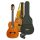 VC101K Valencia Series 100 classic guitar kit: guitar 1/4 size with bag and clip tuner