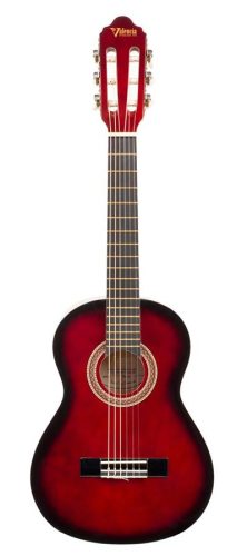 Valencia VC101RDS - Класическа китара Серия 100 1/4, Липа корпус, Кленов гриф, Red Sunburst