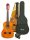 VC102K Valencia Series 100 classic guitar kit: guitar 1/2 size with bag and clip tuner