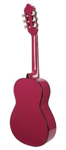 Valencia VC102PKS - Klassische Gitarre Serie 100 1/2, Linde Korpus, Ahorn Griffbrett, Pink Sunburst