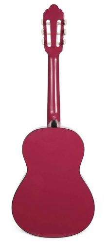 Valencia VC102PKS - Klassische Gitarre Serie 100 1/2, Linde Korpus, Ahorn Griffbrett, Pink Sunburst