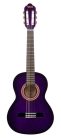 VC102PPS Valencia Series 100 classic guitar 1/2, linden body, maple fb, purple sunburst