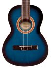 VC103BUS Valencia Series 100 classic guitar 3/4, linden body, maple fb, blue sunburst