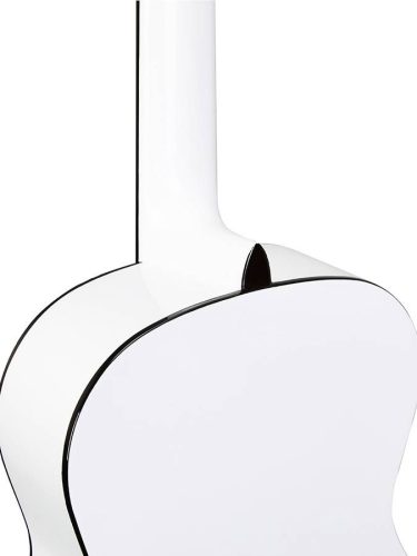 Valencia VC103WT Series 100 3/4 Klassische Gitarre, Lindenholz-Korpus, Ahorn-Griffbrett, Weiß