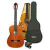 Valencia VC104K Klassikgitarren-Set, 100er Serie: Vollformat-Gitarre mit Tasche und Clip-Tuner