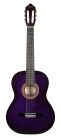 VC104PPS Valencia Series 100 classic guitar, linden body, maple fb, purple sunburst