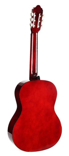 Valencia VC104RDS Klassische Gitarre, 100er Serie, Lindenholz Korpus, Ahorn Griffbrett, Rot Sunburst