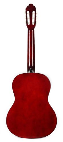 Valencia VC104RDS Klassische Gitarre, 100er Serie, Lindenholz Korpus, Ahorn Griffbrett, Rot Sunburst