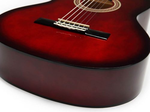 Valencia VC104RDS Klassische Gitarre, 100er Serie, Lindenholz Korpus, Ahorn Griffbrett, Rot Sunburst