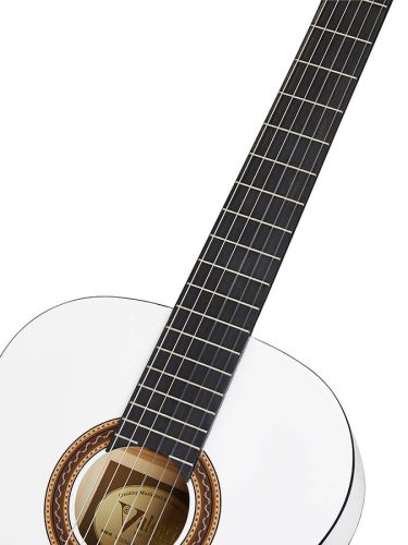 Valencia VC104WT Klassische Gitarre, 100er Serie, Lindenholz Korpus, Ahorn Griffbrett, Weiß