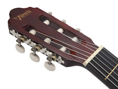 Valencia VC104 Klassische Gitarre, 100er Serie, Lindenholz Korpus, Ahorn Griffbrett, Natur Glänzend