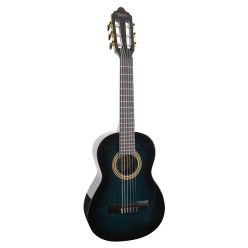   VC201TBU Valencia Series 200 classic guitar 1/4, sitka spruce & nato, transparent blue satin