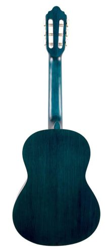 Valencia VC202TBU - Klassische Gitarre Serie 200 1/2, Sitka-Fichte & Nato, Transparent Blue Satin