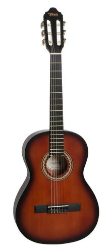 VC203HCSB Valencia Series 200 classic guitar with hybrid neck 3/4, sitka spruce & nato, classic sunburst satin