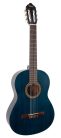 VC204TBU Valencia Series 200 classic guitar 4/4, sitka spruce & nato, transparent blue satin