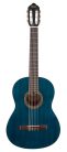 VC204TBU Valencia Series 200 classic guitar 4/4, sitka spruce & nato, transparent blue satin