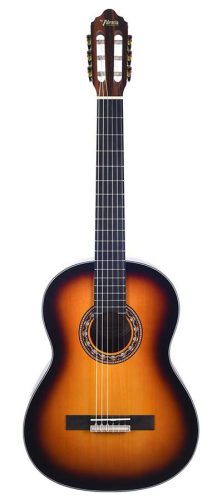 Valencia VC304ASB - Klassische Gitarre Serie 300 4/4, Sitka-Fichte & Mahagoni, Antique Sunburst Satin