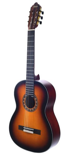 Valencia VC304ASB - Klassische Gitarre Serie 300 4/4, Sitka-Fichte & Mahagoni, Antique Sunburst Satin