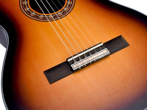 Valencia VC304ASB - Klassische Gitarre Serie 300 4/4, Sitka-Fichte & Mahagoni, Antique Sunburst Satin