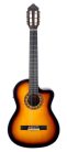 VC304CEASB Valencia Series 300 classic guitar 4/4, sitka spruce & mahogany, preamp and cutaway, antique sunburst satin