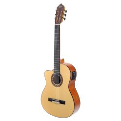   VC304CEL Valencia Series 300 classic guitar left handed 4/4, sitka spruce & mahogany, preamp and cutaway, natural satin