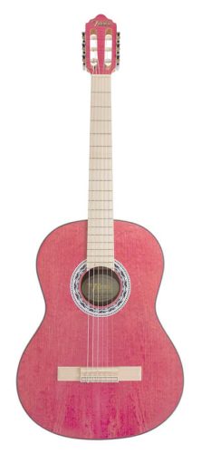 VC354HPK Valencia Series 300 classic guitar with hybrid neck 4/4, sitka spruce & mahogany, pink